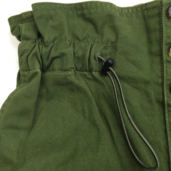 URBAN OUTFITTERS Green High Waist Adjustable Drawstring Button Fly Pant Jeans - Picture 6 of 11